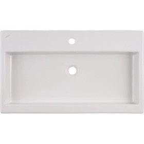 Lavabo d'appoggio LAUFEN Living City 80 cm con troppopieno e 1 foro rubinetto