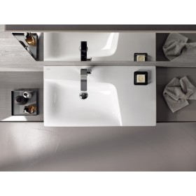Geberit Xeno² Waschtische 90 cm mit Ablagefläche rechts, ohne Hahnloch