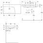 Geberit Xeno² Waschtische 90 cm mit Ablagefläche rechts, ohne Hahnloch