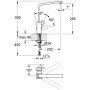 GROHE Eurocube Einhand-Spültischbatterie, DN15