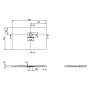Villeroy & Boch Squaro Infinity Duschwanne, 100 x 90 x 4 cm