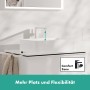 hansgrohe Tecturis E Einhebel-Waschtischarmatur 240 Fine CoolStart für Aufsatzwaschtische mit Push-Open Ablaufgarnitur