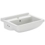 Duravit Starck 3 Halb-Einbau-Waschtisch 55 cm mit 1 Hahnloch