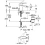 GROHE Eurostyle Cosmopolitan Einhand-Bidetbatterie, DN 15