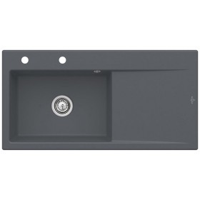 Villeroy & Boch Subway Style 60 Einbauspüle, Ablaufgarnitur mit Handbetätigung, Becken links