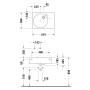 Duravit Duravital Scola Universalbecken 61,5 cm