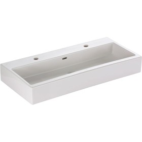LAUFEN Living City Aufsatzwaschtisch 100 cm mit Überlauf und 2 x 1 Hahnloch