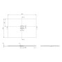 Villeroy & Boch Squaro Infinity Duschwanne, 150 x 100 x 4 cm