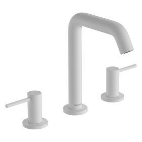 hansgrohe Tecturis S 3-Loch Waschtischarmatur 150 mit Push-Open Ablaufgarnitur