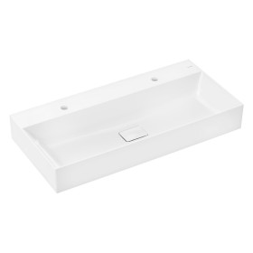 hansgrohe Xevolos E Waschtisch 100 x 48 cm mit 2 Hahnlöchern ohne Überlauf