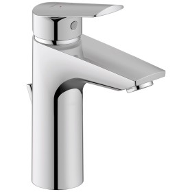 Miscelatore monocomando per lavabo Duravit No. 1 M, con asta di scarico