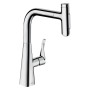 hansgrohe Metris Select M71 Einhebel-Küchenmischer 240, Ausziehbrause, 2jet