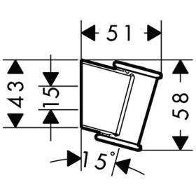 hansgrohe Porter'Classic Wandbrausehalter