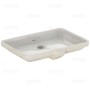 Duravit 2nd floor Unterbauwaschtisch 52,5 cm, ohne Hahnloch, Einbau von unten