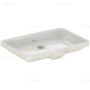 Duravit 2nd floor Unterbauwaschtisch 52,5 cm, ohne Hahnloch, Einbau von unten