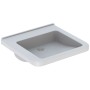 Geberit Renova Comfort Square Waschtisch 55 cm, barrierefrei, ohne Hahnloch und Überlauf