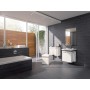 Geberit Renova Comfort Square Waschtisch 55 cm, barrierefrei, ohne Hahnloch und Überlauf