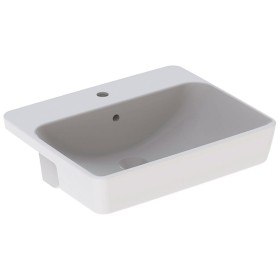 Geberit VariForm Halbeinbauwaschtisch, quadratisch