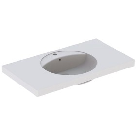 Geberit Preciosa 100 x 55 cm mit Hahnloch und Überlauf