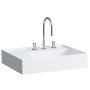 LAUFEN Kartell Waschtisch 60 x 46 cm, mit Ablage links, mit 3 Hahnlöchern
