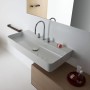 LAUFEN Val Waschtisch, unterbaufähig 75 x 42 cm mit 3 Hahnlöcher, ohne Überlauf