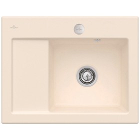 Évier encastrable Villeroy & Boch Subway 45 Compact, bonde avec commande excentrée, cuve à droite