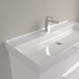 Villeroy & Boch Taro Waschtisch 100 cm mit CeramicPlus Beschichtung, 1 Hahnloch, ohne Überlauf