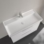 Villeroy & Boch Taro Waschtisch 100 cm mit CeramicPlus Beschichtung, 1 Hahnloch, ohne Überlauf