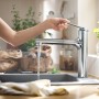 hansgrohe Zesis M33 Einhebel-Küchenarmatur 160 mit Ausziehbrause, 2 Strahlarten