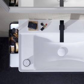 hansgrohe Tecturis E 2-Loch Waschtischarmatur 150 CoolStart wassersparend+ mit Ablaufgarnitur