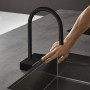 hansgrohe Aquno Select M81 Einhebel-Küchenmischer 170, Ausziehbrause, 3jet