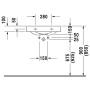 Duravit Architec Waschtisch 57,5 cm ohne Überlauf