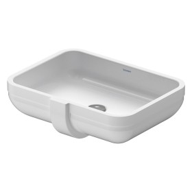 Duravit Happy D.2 Einbauwaschtisch 48 cm ohne Hahnloch, Einbau von unten