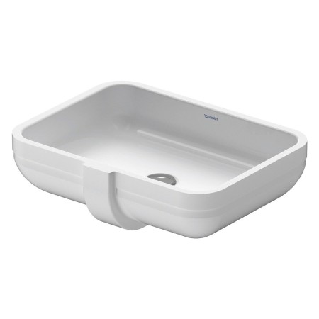 Duravit Happy D.2 Einbauwaschtisch 48 cm ohne Hahnloch, Einbau von unten