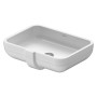 Duravit Happy D.2 Einbauwaschtisch 48 cm ohne Hahnloch, Einbau von unten