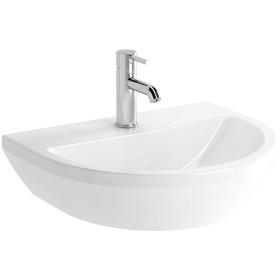 VitrA Integra Waschtisch 54,5 cm, ohne Überlaufloch, 1 Hahnloch mittig