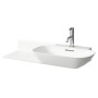 LAUFEN INO Waschtisch unterbaufähig 90 x 45 cm mit Ablage links