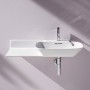 LAUFEN INO Waschtisch unterbaufähig 90 x 45 cm mit Ablage links