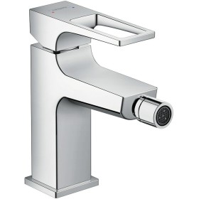 hansgrohe Metropol Einhebel-Bidetmischer mit Bügelgriff und Push-Open Ablaufgarnitur