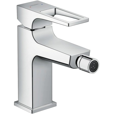 hansgrohe Metropol Einhebel-Bidetmischer mit Bügelgriff und Push-Open Ablaufgarnitur