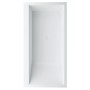 LAUFEN Kartell Rechteckbadewanne 170 x 86 cm, freistehend mit Kopfende links