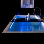 LAUFEN Kartell Rechteckbadewanne 170 x 86 cm, freistehend mit Kopfende links