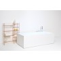 LAUFEN Kartell Rechteckbadewanne 170 x 86 cm, freistehend mit Kopfende links