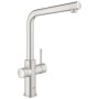 GROHE Red Duo Armatur und Boiler Größe M, Armatur mit L-Auslauf