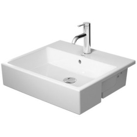 Duravit Vero Air Halbeinbauwaschtisch mit 1 Hahnloch 55 x 47 cm