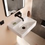 hansgrohe Xanuia Q Handwaschbecken 500/390 ohne Hahnloch und Überlauf, SmartClean