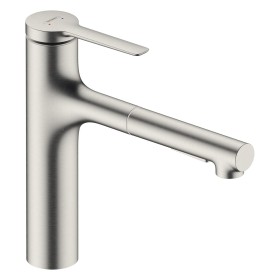 hansgrohe Zesis M33 Einhebel-Küchenarmatur 160 mit Ausziehbrause, 2 Strahlarten, Schlauchbox (sBox)