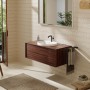 hansgrohe Xuniva D Einbauwaschtisch oval 55 x 45 cm, mit 1 Hahnloch und Überlauf, mit SmartClean