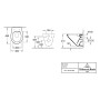Villeroy & Boch O.novo Wand-WC Compact mit DirectFlush, spülrandlos