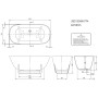 Villeroy & Boch Antheus freistehende Badewanne 155 x 75 cm